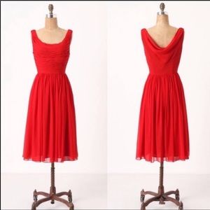 Anthropologie Moulienette Cocktail Dress